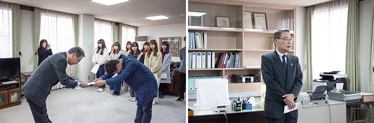 赤い羽根ボールペン応援プロジェクト贈呈式