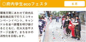 府内学生ecoフェスタ 6月 府内学生ecoフェスタ 6月